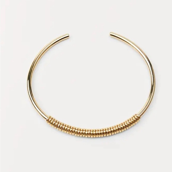 NWT Zara Gold Grommet Choker  Necklace - Picture 2 of 7